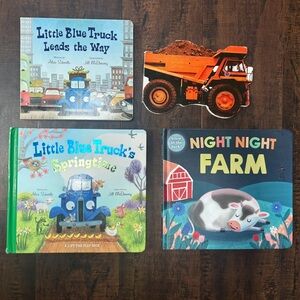 Little Blue Truck's Springtime and More - Kids Book Set